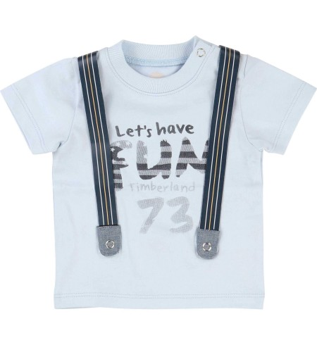 Camiseta Fun Timberland azul claro
