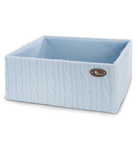 Caja de punto lana rectangular M