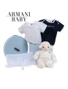 Newborn Baby Hamper & Baby Gift Baskets Baby girl outfit with teddy bear hamper