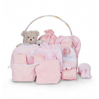 Classic Baby Hampers Classic Deluxe Baby Gift Hamper pink