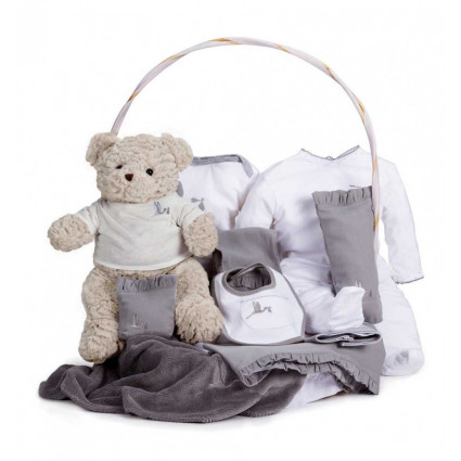 Newborn Baby Hamper & Baby Gift Baskets Classic Baby Gift Hamper grey