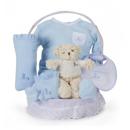 Newborn Baby Hamper & Baby Gift Baskets Classic Essential Baby Gift Hamper blue