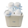 Personalised Baby Gifts  Pack of bootees and personalised dummy with baby’s name