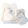 Best Baby Shower Gifts Online Store| BebedeParis  Bodysuit and personalised blue comforter set