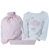 Home Personalised bodysuit and personalised changing bag