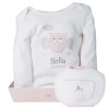 Get along Bib with front pocket and personalised bodysuit
