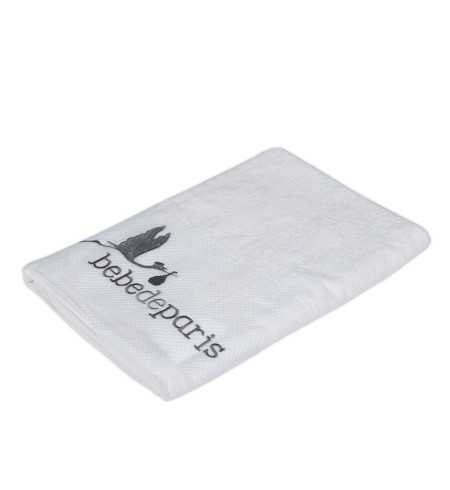 Canastilla Bebé Mi Albornoz Bordado Rosa