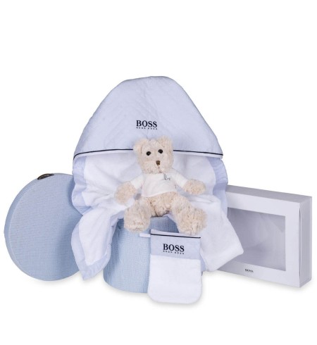 Canastilla bebé baño Hugo Boss