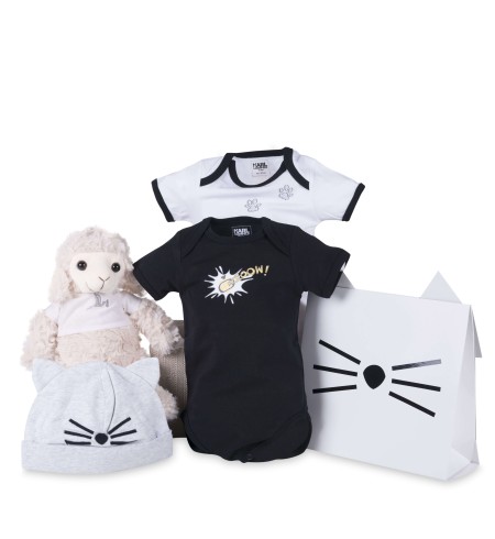 Set regalo bebé bodies cat Karl Lagerfed