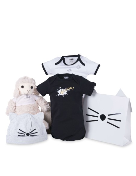 Set regalo bebé bodies cat Karl Lagerfed