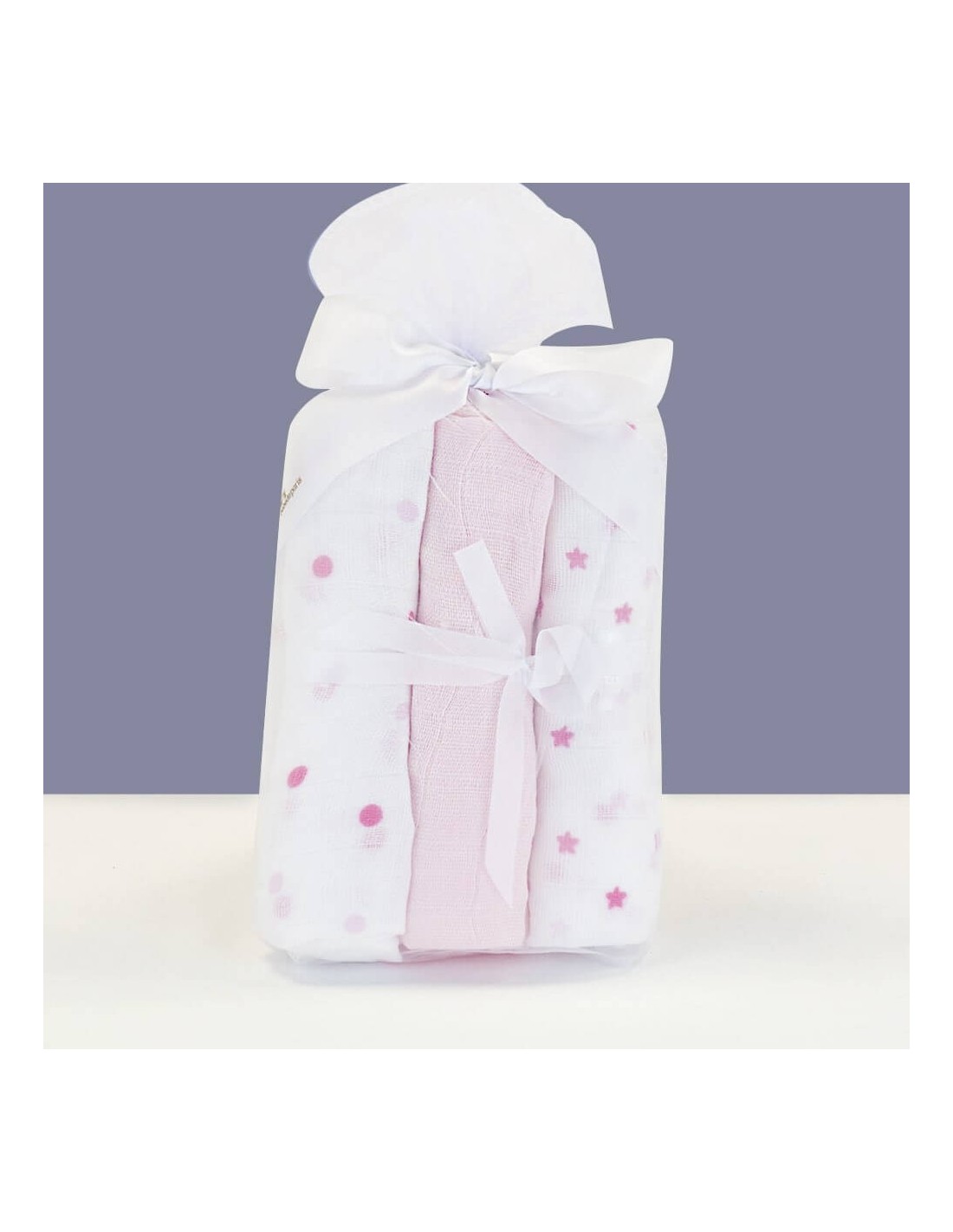 Bear Muslin Baby Set – Cream