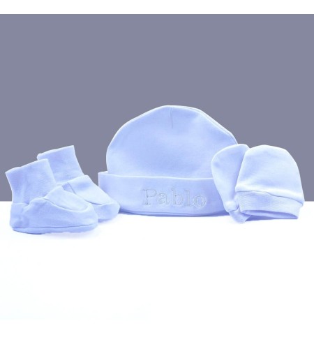 Baby Hat, Mittens & Booties Set | Soft & Cozy Newborn Gift – Bebedeparis.com