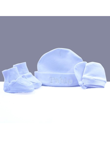 Baby Hat, Mittens & Booties Set | Soft & Cozy Newborn Gift – Bebedeparis.com