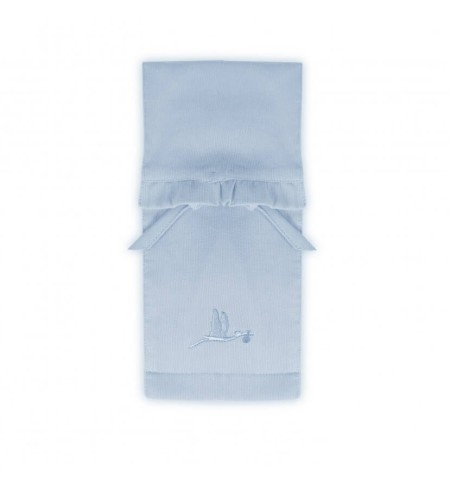 Canastilla Caja Vintage Clásica Con Oso Azul