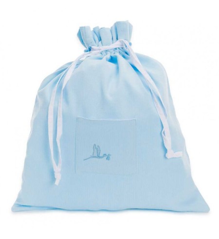 Caja Vintage Clasica Plena con Oso Azul