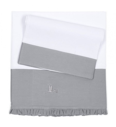 Canastilla Bebe Serenity Plena Gris